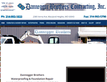 Tablet Screenshot of danneggerbrothers.com